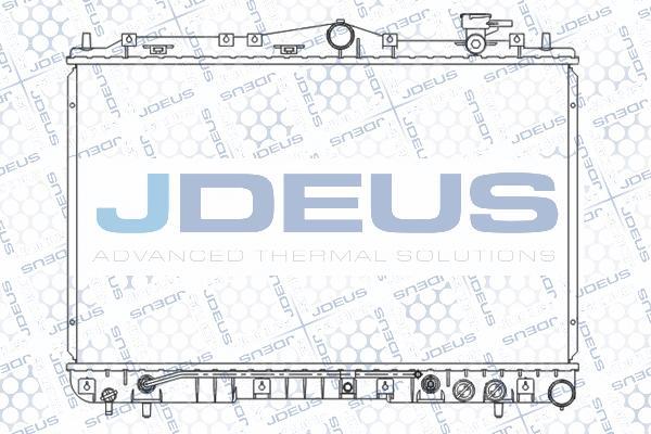 Jdeus 054M13 - Радіатор, охолодження двигуна autocars.com.ua