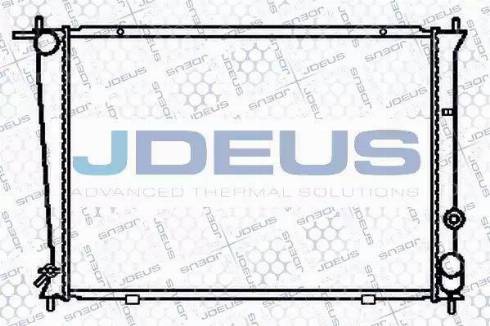 Jdeus 054M14 - Радіатор, охолодження двигуна autocars.com.ua