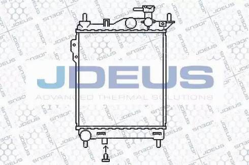 Jdeus 054M15 - Радіатор, охолодження двигуна autocars.com.ua