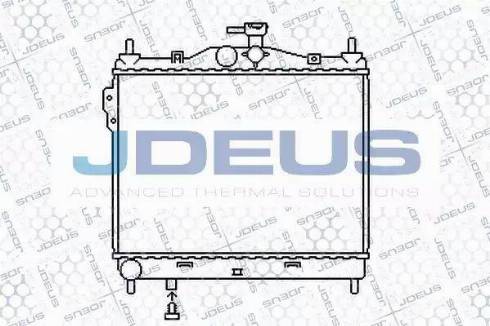 Jdeus 054M16 - Радіатор, охолодження двигуна autocars.com.ua