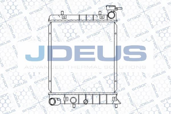 Jdeus 054M18 - Радіатор, охолодження двигуна autocars.com.ua