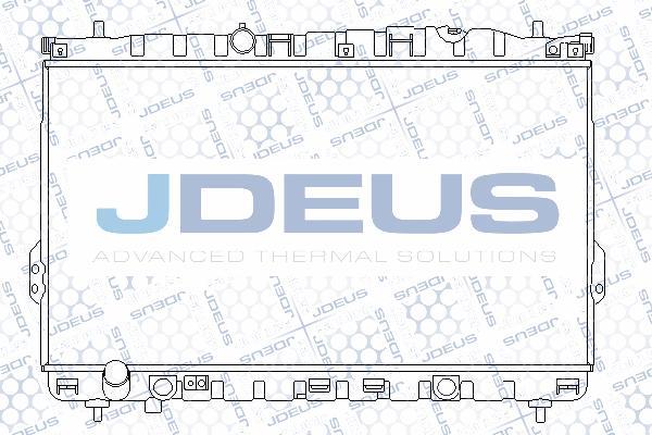 Jdeus 054M23 - Радіатор, охолодження двигуна autocars.com.ua