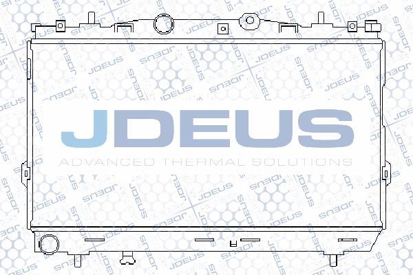 Jdeus 054M30 - Радіатор, охолодження двигуна autocars.com.ua