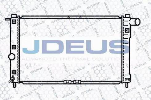 Jdeus 056M02 - Радіатор, охолодження двигуна autocars.com.ua