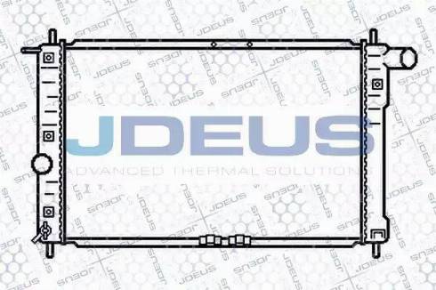 Jdeus 056M05 - Радіатор, охолодження двигуна autocars.com.ua