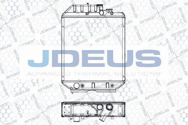 Jdeus 060M01 - Радіатор, охолодження двигуна autocars.com.ua