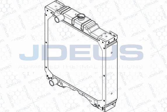 Jdeus 060M06 - Радіатор, охолодження двигуна autocars.com.ua