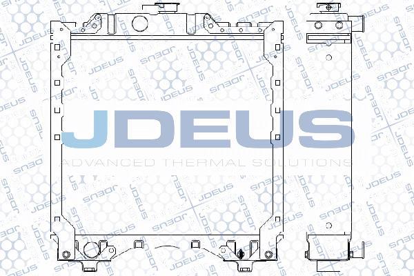 Jdeus 060M06 - Радіатор, охолодження двигуна autocars.com.ua