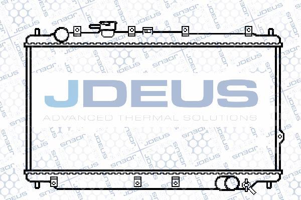 Jdeus 065M01 - Радіатор, охолодження двигуна autocars.com.ua