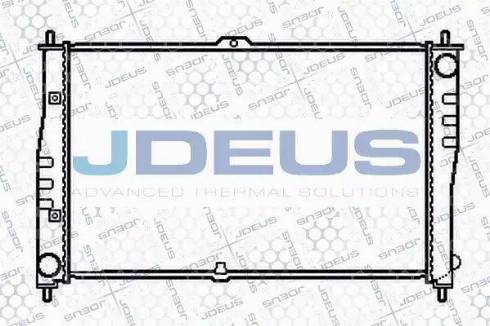 Jdeus 065M03 - Радіатор, охолодження двигуна autocars.com.ua