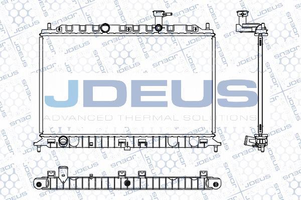 Jdeus 065M07 - Радіатор, охолодження двигуна autocars.com.ua