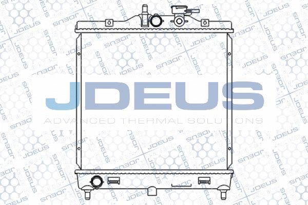 Jdeus 065M08 - Радіатор, охолодження двигуна autocars.com.ua