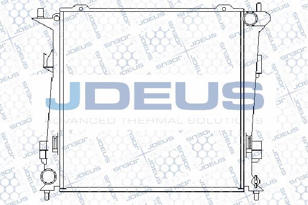 Jdeus 065M10 - Радіатор, охолодження двигуна autocars.com.ua