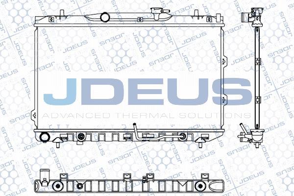 Jdeus 065M21 - Радіатор, охолодження двигуна autocars.com.ua