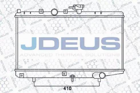 Jdeus 065M22 - Радіатор, охолодження двигуна autocars.com.ua