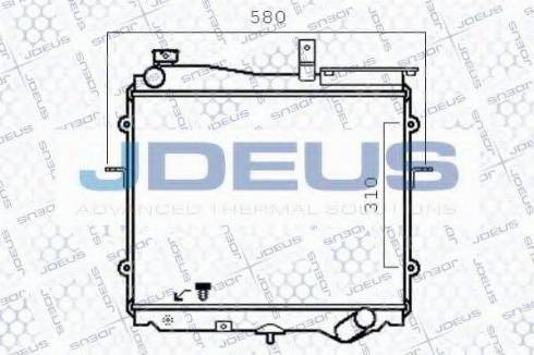 Jdeus 065M26 - Радіатор, охолодження двигуна autocars.com.ua
