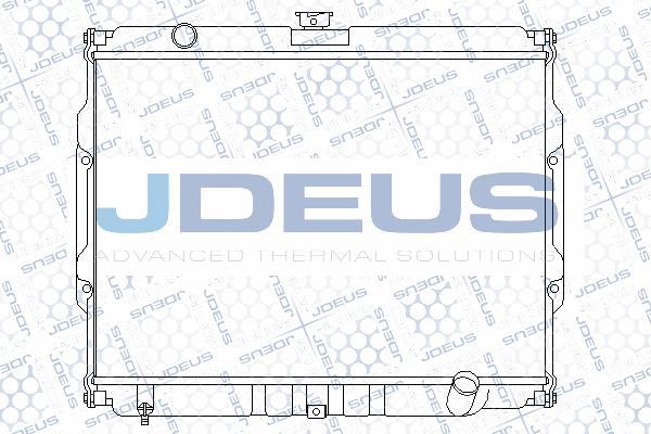 Jdeus 066M01 - Радіатор, охолодження двигуна autocars.com.ua