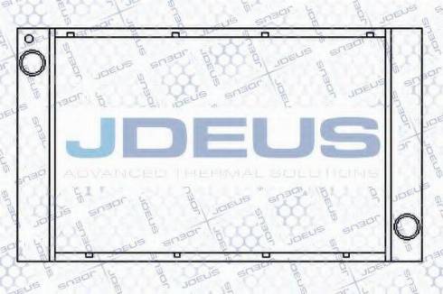Jdeus 070M03 - Радіатор, охолодження двигуна autocars.com.ua