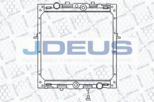 Jdeus 108M02 - Радіатор, охолодження двигуна autocars.com.ua