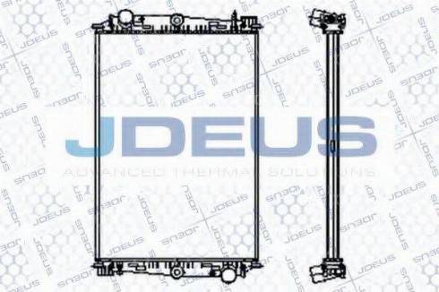 Jdeus 108M03B - Радіатор, охолодження двигуна autocars.com.ua