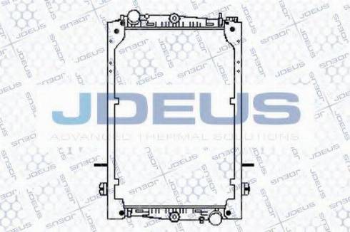 Jdeus 108M03 - Радіатор, охолодження двигуна autocars.com.ua
