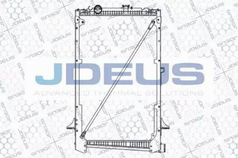 Jdeus 108M05 - Радіатор, охолодження двигуна autocars.com.ua