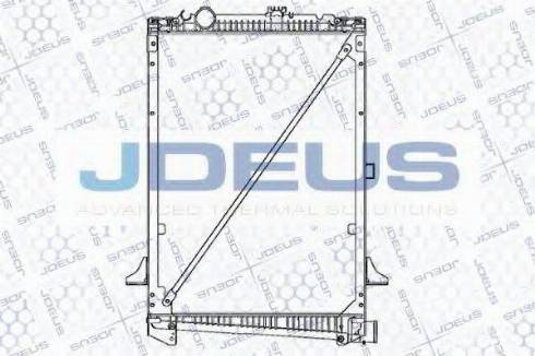 Jdeus 108M06 - Радіатор, охолодження двигуна autocars.com.ua