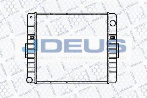 Jdeus 114M09 - Радіатор, охолодження двигуна autocars.com.ua