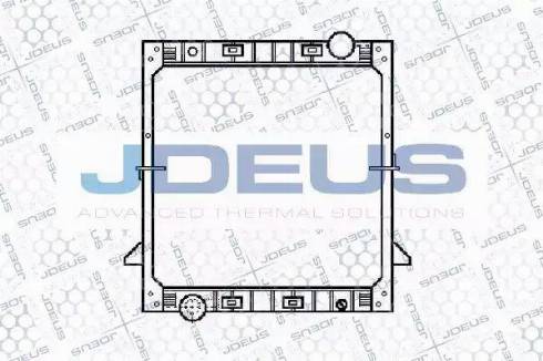 Jdeus 114M10 - Радіатор, охолодження двигуна autocars.com.ua