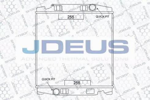 Jdeus 114M14 - Радіатор, охолодження двигуна autocars.com.ua