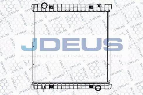 Jdeus 114M15 - Радіатор, охолодження двигуна autocars.com.ua