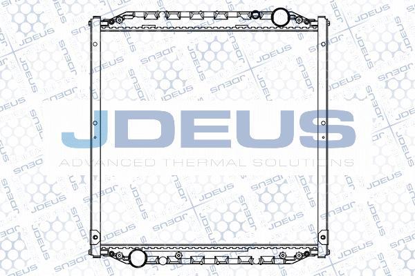 Jdeus 115M05 - Радіатор, охолодження двигуна autocars.com.ua