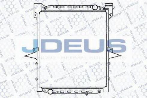 Jdeus 115M06 - Радіатор, охолодження двигуна autocars.com.ua