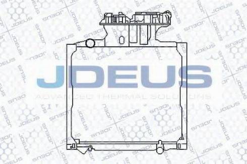Jdeus 115M09 - Радиатор, охлаждение двигателя autodnr.net