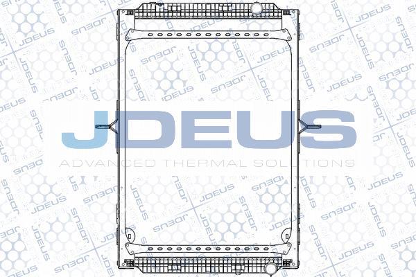 Jdeus 123M19A - Радіатор, охолодження двигуна autocars.com.ua