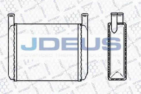 Jdeus 200V01 - Теплообмінник, опалення салону autocars.com.ua