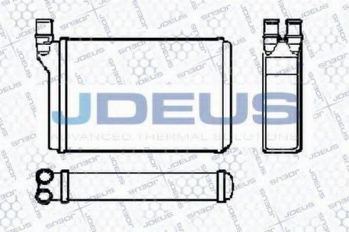 Jdeus 200V04 - Теплообменник, отопление салона autodnr.net