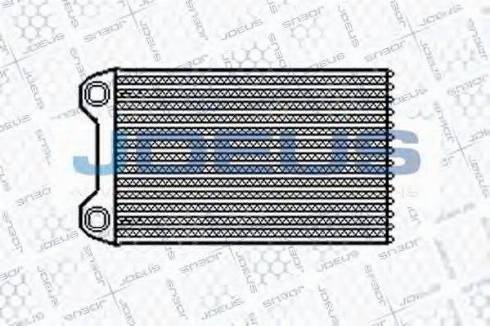 Jdeus 201M04 - Теплообмінник, опалення салону autocars.com.ua