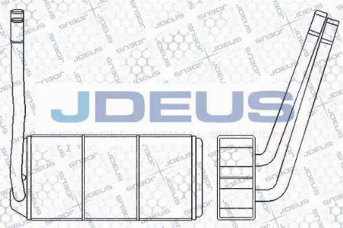 Jdeus 202M17 - Теплообмінник, опалення салону autocars.com.ua
