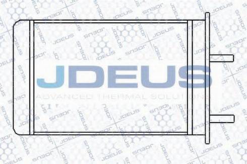 Jdeus 203M01 - Теплообменник, отопление салона autodnr.net