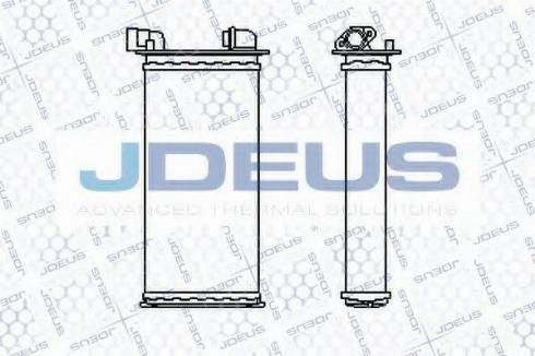 Jdeus 205M04 - Теплообмінник, опалення салону autocars.com.ua