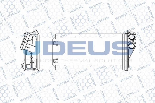 Jdeus 207M53 - Теплообмінник, опалення салону autocars.com.ua