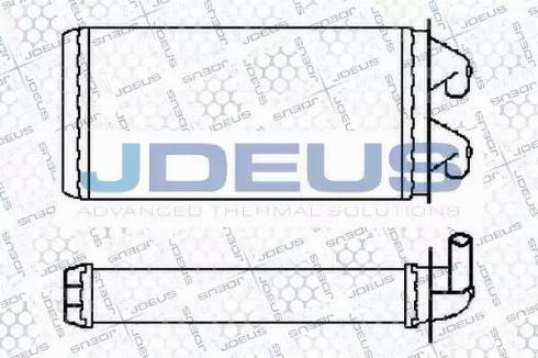 Jdeus 211M09 - Теплообмінник, опалення салону autocars.com.ua