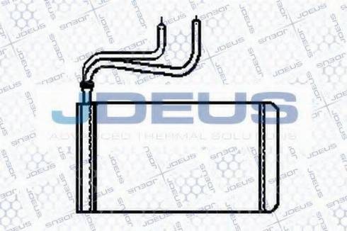 Jdeus 212M06 - Теплообменник, отопление салона autodnr.net