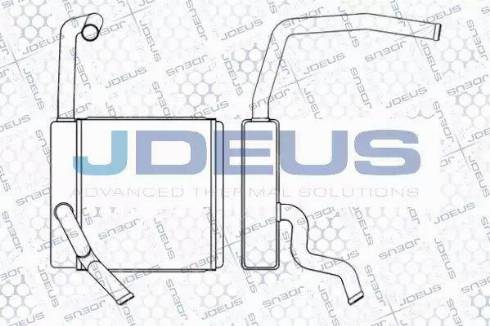Jdeus 212M19 - Теплообмінник, опалення салону autocars.com.ua
