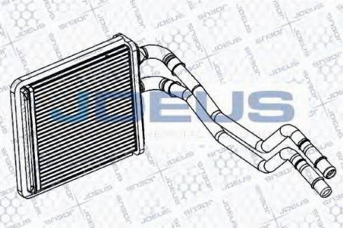 Jdeus 212M35 - Теплообмінник, опалення салону autocars.com.ua