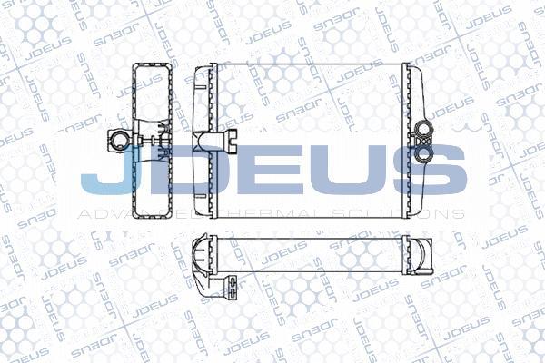 Jdeus 217M34A - Теплообмінник, опалення салону autocars.com.ua