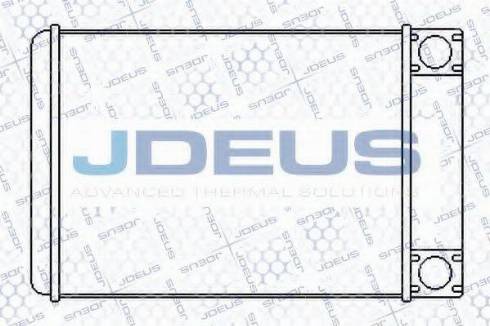 Jdeus 217M42 - Теплообменник, отопление салона autodnr.net