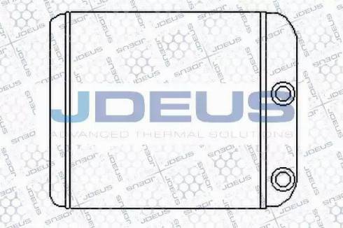 Jdeus 218M30 - Теплообменник, отопление салона autodnr.net