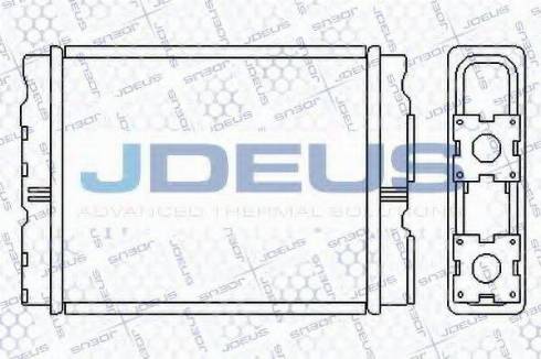 Jdeus 219M22 - Теплообмінник, опалення салону autocars.com.ua